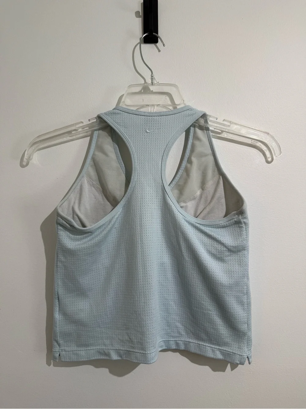 Nike Dri-FIT Blue Mesh Racerback Tank Top Small